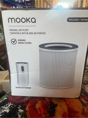 Mooka B-D03 Original Air Filter - 1 Filter. See pictures New in box